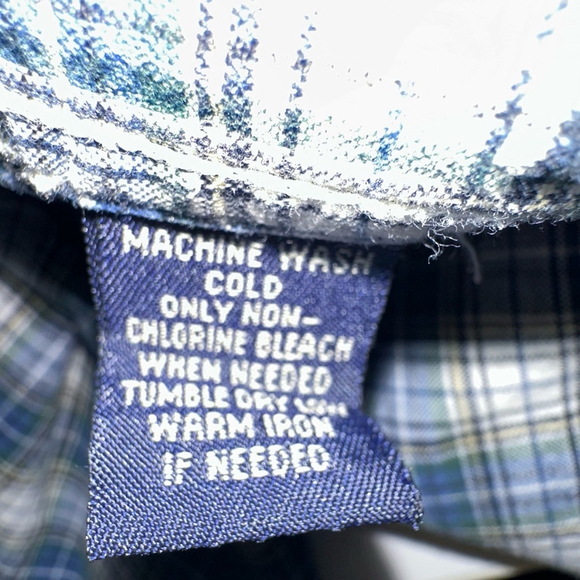 American Eagle Outfitters Men’s Shirt Small Multicolor Long Sleeve Button Down - Picture 4 of 10